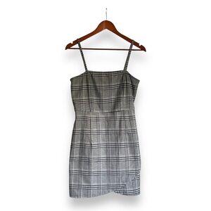 [Willow + Root] Plaid Gray Mini Dress